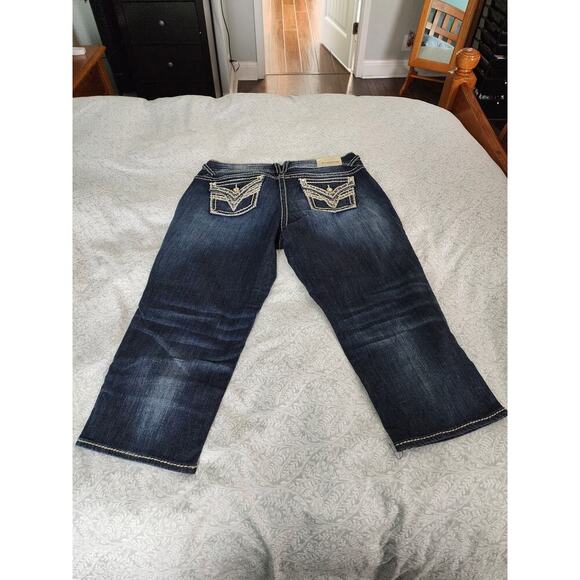 Vigoss Jeans The New York Capri, Used, Plus Size 18 Length 21 - Picture 8 of 8